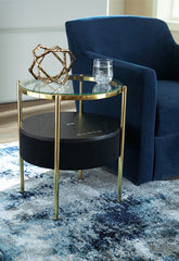 Diamond Furniture - Ashley Furniture - Nedman Accent Table with Speaker - Accent Table with Speaker - A4000669